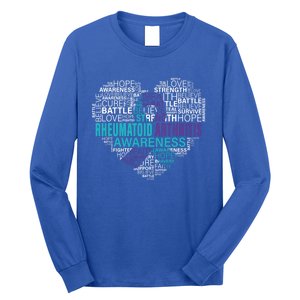 Rheumatoid Arthritis Awareness Hope Support Strong Warrior Meaningful Gift Long Sleeve Shirt