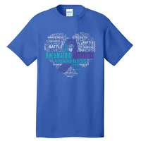 Rheumatoid Arthritis Awareness Hope Support Strong Warrior Meaningful Gift Tall T-Shirt