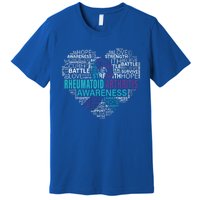 Rheumatoid Arthritis Awareness Hope Support Strong Warrior Meaningful Gift Premium T-Shirt