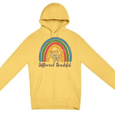 Rainbow Autism Awareness Premium Pullover Hoodie