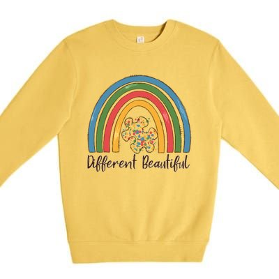 Rainbow Autism Awareness Premium Crewneck Sweatshirt