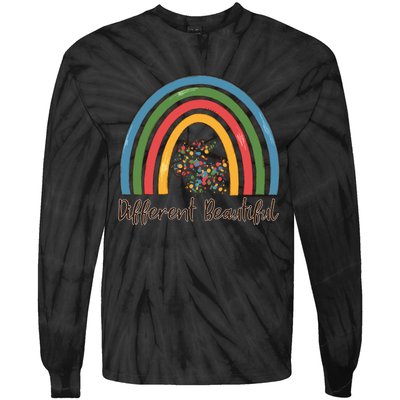 Rainbow Autism Awareness Tie-Dye Long Sleeve Shirt