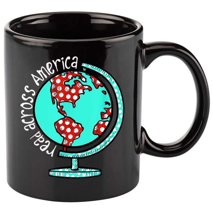 Read Across America 11oz C Handle Ceramic Mug