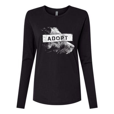 Rescue And Adopt Dog And Cat Great Love Pet Animal Lover Day Funny Gift Womens Cotton Relaxed Long Sleeve T-Shirt