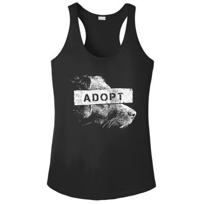 Rescue And Adopt Dog And Cat Great Love Pet Animal Lover Day Funny Gift Ladies PosiCharge Competitor Racerback Tank