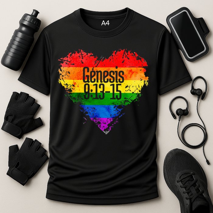 Rainbows As A Promise From God Gen. 9 13 15 Cooling Performance Crew T-Shirt