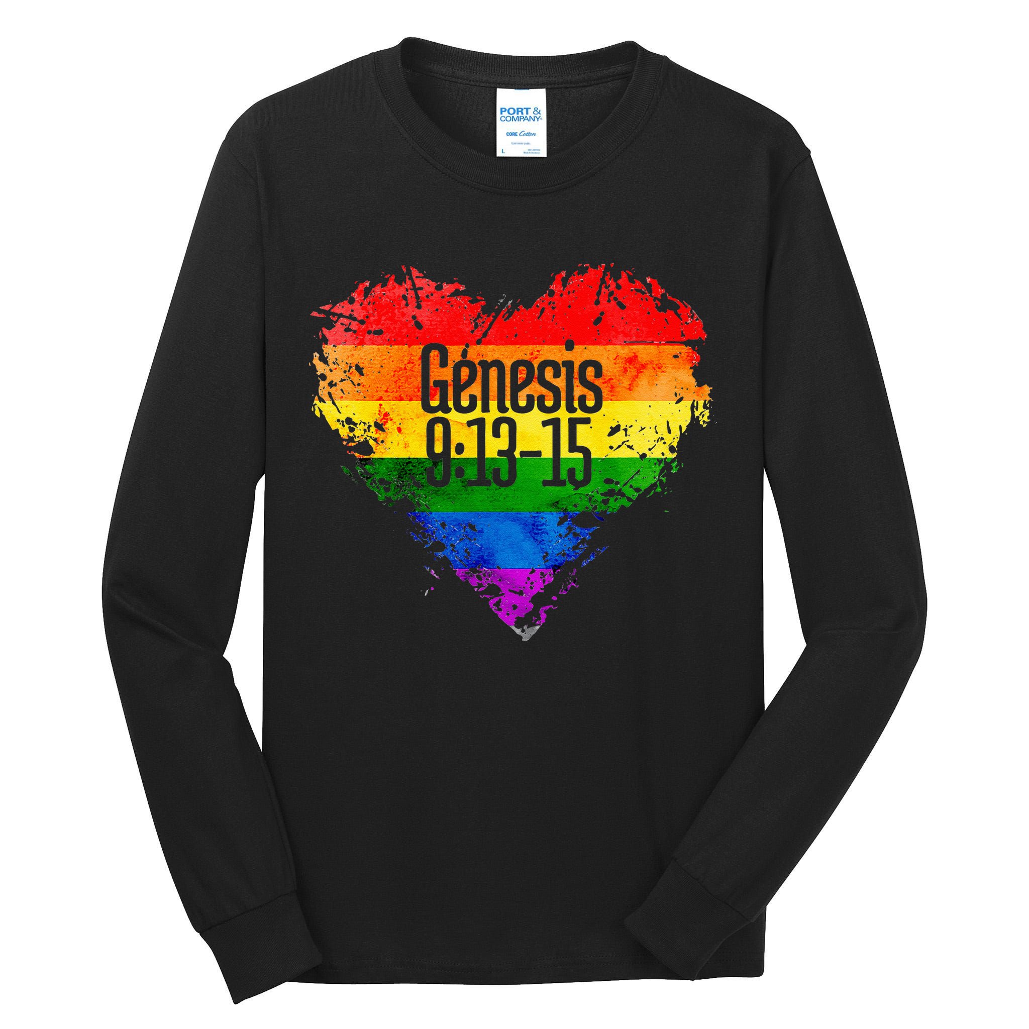 Rainbows As A Promise From God Gen. 9 13 15 Tall Long Sleeve T-Shirt