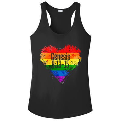 Rainbows As A Promise From God Gen. 9 13 15 Ladies PosiCharge Competitor Racerback Tank