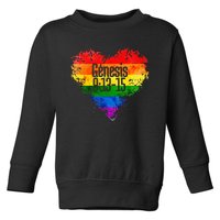 Rainbows As A Promise From God Gen. 9 13 15 Toddler Sweatshirt