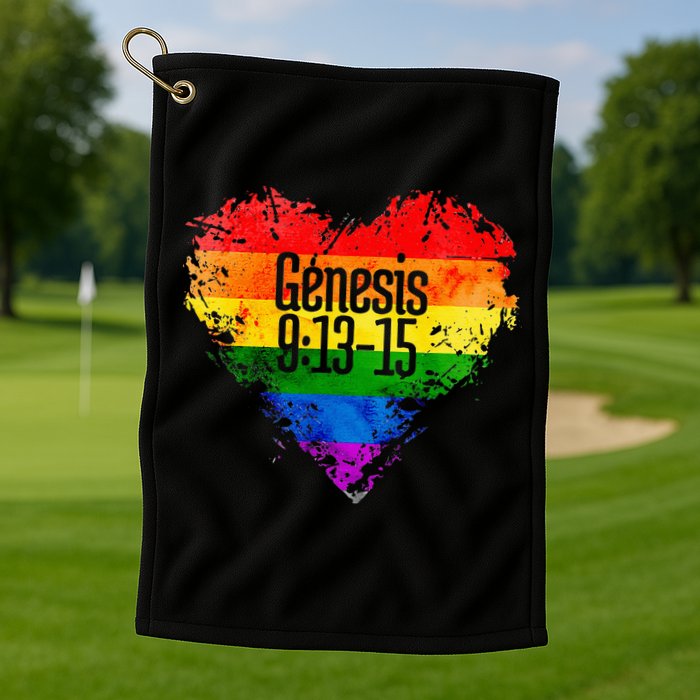 Rainbows As A Promise From God Gen. 9 13 15 Golf Towel