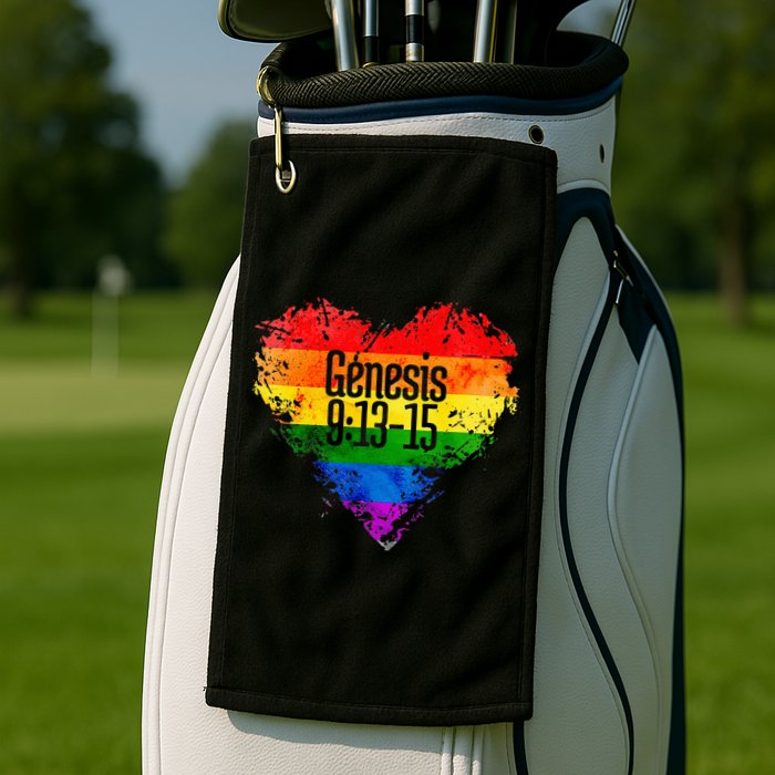 Rainbows As A Promise From God Gen. 9 13 15 Golf Towel