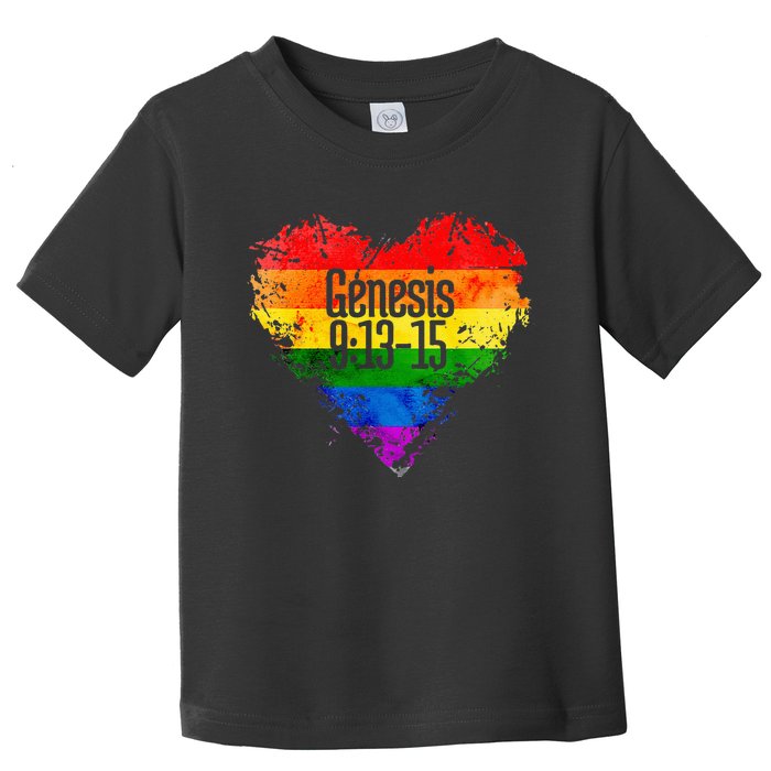 Rainbows As A Promise From God Gen. 9 13 15 Toddler T-Shirt