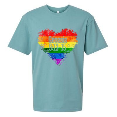 Rainbows As A Promise From God Gen. 9 13 15 Sueded Cloud Jersey T-Shirt