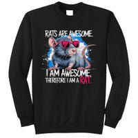 Rats Are Awesome Funny Rat Lover Sweatshirt