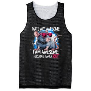 Rats Are Awesome Funny Rat Lover Mesh Reversible Basketball Jersey Tank