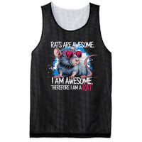 Rats Are Awesome Funny Rat Lover Mesh Reversible Basketball Jersey Tank