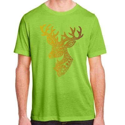 Reindeer Abstract Art Holiday Adult ChromaSoft Performance T-Shirt