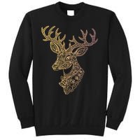 Reindeer Abstract Art Holiday Sweatshirt