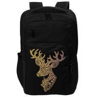 Reindeer Abstract Art Holiday Impact Tech Backpack