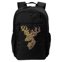 Reindeer Abstract Art Holiday Backpack