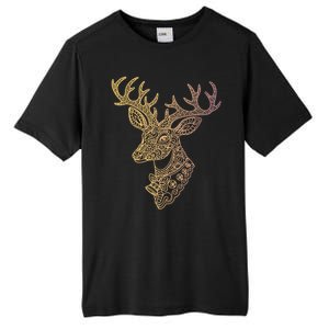 Reindeer Abstract Art Holiday Tall Fusion ChromaSoft Performance T-Shirt