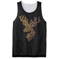 Reindeer Abstract Art Holiday Mesh Reversible Basketball Jersey Tank