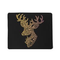 Reindeer Abstract Art Holiday Mousepad