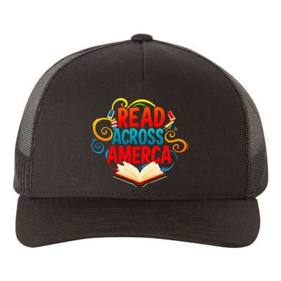 Reads Across America Reading Teacher Books Reader Yupoong Adult 5-Panel Trucker Hat