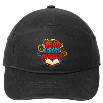 Reads Across America Reading Teacher Books Reader 7-Panel Snapback Hat