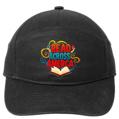 Reads Across America Reading Teacher Books Reader 7-Panel Snapback Hat