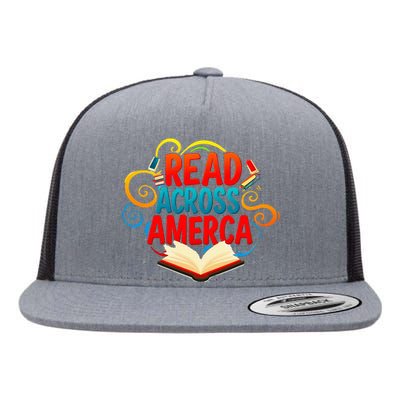 Reads Across America Reading Teacher Books Reader Flat Bill Trucker Hat