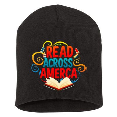 Reads Across America Reading Teacher Books Reader Short Acrylic Beanie