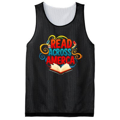 Reads Across America Reading Teacher Books Reader Mesh Reversible Basketball Jersey Tank