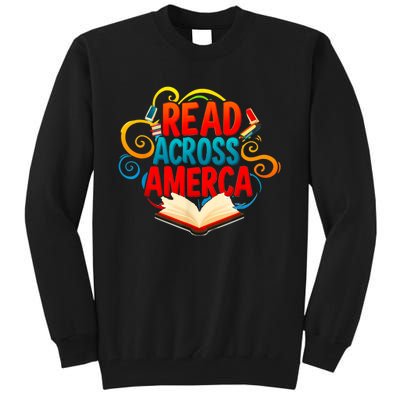 Reads Across America Reading Teacher Books Reader Tall Sweatshirt