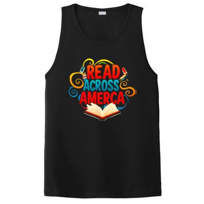 Reads Across America Reading Teacher Books Reader PosiCharge Competitor Tank