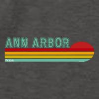 Retro Ann Arbor Michigan Vector Backpack