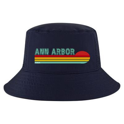 Retro Ann Arbor Michigan Cool Comfort Performance Bucket Hat