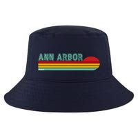 Retro Ann Arbor Michigan Cool Comfort Performance Bucket Hat