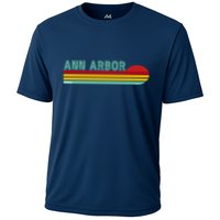 Retro Ann Arbor Michigan Performance Shirt