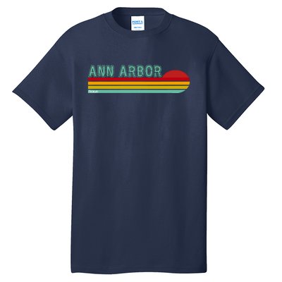 Retro Ann Arbor Michigan Tall T-Shirt