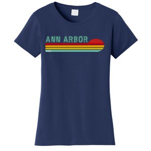 Retro Ann Arbor Michigan Women's T-Shirt