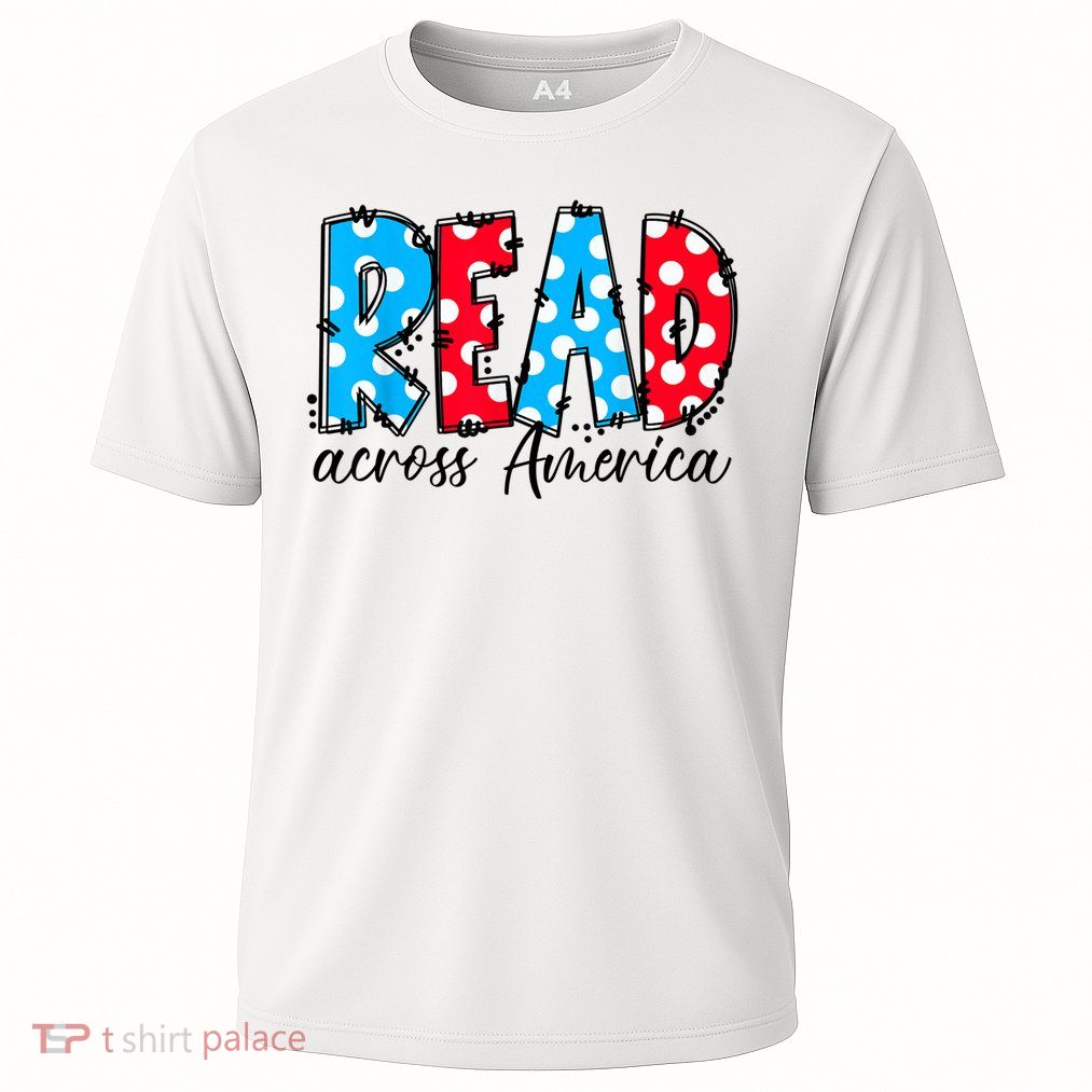 Read Across America Funny Cooling Performance Crew T-Shirt