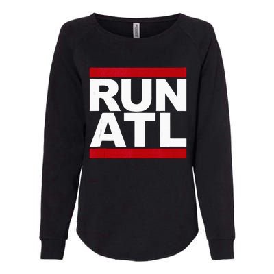 Run ATL Atlanta Running Womens California Wash Sweatshirt