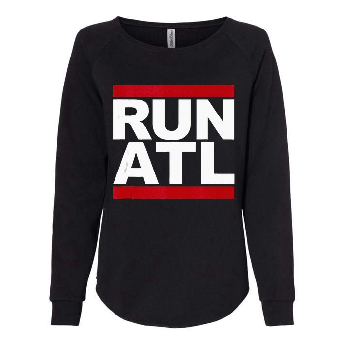 Run ATL Atlanta Running Womens California Wash Sweatshirt