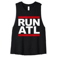 Run ATL Atlanta Running Women's Racerback Cropped Tank