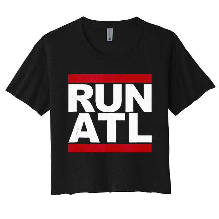 Run ATL Atlanta Running Women's Crop Top Tee