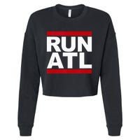 Run ATL Atlanta Running Cropped Pullover Crew