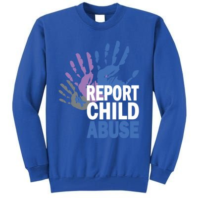 Reporting Abuse Awareness Safety Cool Gift Tall Sweatshirt