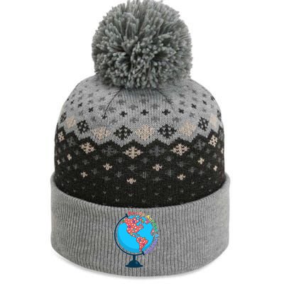 Reads Across America World Globe Book Lover The Baniff Cuffed Pom Beanie