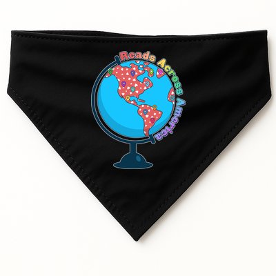 Reads Across America World Globe Book Lover USA-Made Doggie Bandana